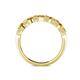 5 - Keva 3.40 mm Citrine 5 Stone Wedding Band 