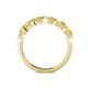 5 - Keva 3.40 mm Yellow Sapphire 5 Stone Wedding Band 