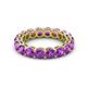 2 - Tiffany 4.00 mm Amethyst Eternity Band 
