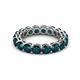2 - Tiffany 4.00 mm London Blue Topaz Eternity Band 