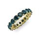 3 - Tiffany 4.00 mm London Blue Topaz Eternity Band 