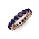 3 - Tiffany 4.00 mm Blue Sapphire Eternity Band 