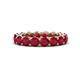 1 - Tiffany 4.00 mm Ruby Eternity Band 