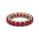 2 - Tiffany 4.00 mm Ruby Eternity Band 