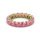 2 - Tiffany 4.00 mm Pink Tourmaline Eternity Band 