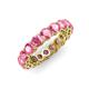 3 - Tiffany 4.00 mm Pink Tourmaline Eternity Band 