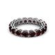 2 - Tiffany 4.00 mm Red Garnet Eternity Band 
