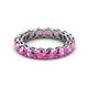 2 - Tiffany 4.00 mm Pink Sapphire Eternity Band 