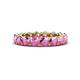 1 - Tiffany 4.00 mm Pink Sapphire Eternity Band 