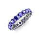 3 - Tiffany 4.00 mm Tanzanite Eternity Band 