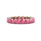 1 - Tiffany 4.00 mm Pink Tourmaline Eternity Band 