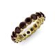 3 - Tiffany 4.00 mm Red Garnet Eternity Band 