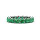 1 - Tiffany 4.00 mm Emerald Eternity Band 