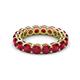 2 - Tiffany 4.00 mm Ruby Eternity Band 