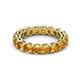 2 - Tiffany 4.00 mm Citrine Eternity Band 