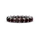 1 - Tiffany 4.00 mm Red Garnet Eternity Band 