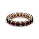 2 - Tiffany 4.00 mm Red Garnet Eternity Band 