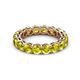 2 - Tiffany 4.00 mm Yellow Diamond Eternity Band 