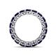 4 - Tiffany 4.00 mm Blue Sapphire Eternity Band 