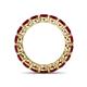 4 - Tiffany 4.00 mm Ruby Eternity Band 