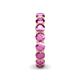 5 - Tiffany 4.00 mm Pink Sapphire Eternity Band 