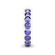 5 - Tiffany 4.00 mm Tanzanite Eternity Band 