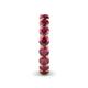 5 - Tiffany 4.00 mm Rhodolite Garnet Eternity Band 