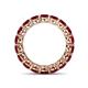 4 - Tiffany 4.00 mm Ruby Eternity Band 