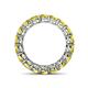 4 - Tiffany 4.00 mm Yellow Sapphire Eternity Band 