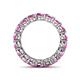 4 - Tiffany 4.00 mm Pink Sapphire Eternity Band 