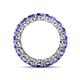 4 - Tiffany 4.00 mm Tanzanite Eternity Band 
