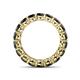 4 - Tiffany 4.00 mm Black Diamond Eternity Band 