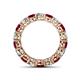 4 - Tiffany 4.00 mm Ruby and Diamond Eternity Band 