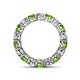 4 - Tiffany 4.00 mm Peridot and Lab Grown Diamond Eternity Band 