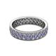 2 - Cailyn Tanzanite Three Row Eternity Band 