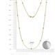 2 - Asta (11 Stn/2mm) Petite Diamond on Cable Necklace 