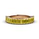 1 - Alaya Emerald Cut Yellow Sapphire 14 Stone Wedding Band 