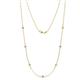 1 - Salina (7 Stn/2.6mm) Lab Grown Diamond on Cable Necklace 
