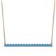1 - Noya 2.00 mm Round Blue Topaz Horizontal Bar Pendant Necklace 