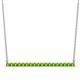 1 - Noya 2.00 mm Round Peridot Horizontal Bar Pendant Necklace 