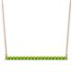 1 - Noya 2.00 mm Round Peridot Horizontal Bar Pendant Necklace 