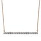 1 - Noya 2.50 mm Round Lab Grown Diamond Horizontal Bar Pendant Necklace 