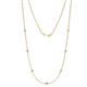 1 - Salina (7 Stn/2.3mm) Diamond on Cable Necklace 