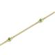 2 - Aizza (5 Stn/2mm) Green Garnet Station Bracelet 