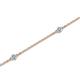 2 - Aizza (5 Stn/2mm) Blue Topaz Station Bracelet 