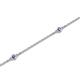 2 - Aizza (5 Stn/2mm) Iolite Station Bracelet 