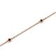 2 - Aizza (5 Stn/2mm) Red Garnet Station Bracelet 