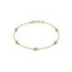 1 - Aizza (5 Stn/3mm) Diamond Station Bracelet 