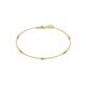 1 - Aizza (5 Stn/2mm) Yellow Sapphire and Diamond Station Bracelet 