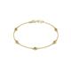 1 - Aizza (5 Stn/3mm) Petite Citrine and Diamond Station Bracelet 